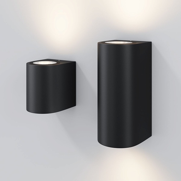 Уличный настенный светильник Maytoni Slat O044WL-02B Фото № 3