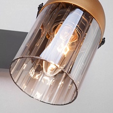 Настенный светодиодный светильник Eurosvet 20122/2 черный/золото 3