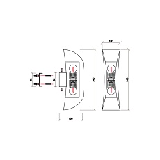 Бра Vele Luce Hellion VL5704W02 4