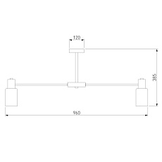 Потолочная люстра Eurosvet Vegga 70160/12 латунь Smart 2
