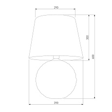 Настольная лампа TK Lighting 16047 Santana 1