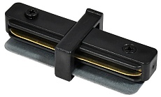 Коннектор прямой Hesby Lighting Skylite для накладного шинопровода 220В, чёрный HSBL_0004