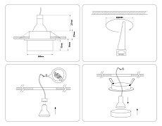 Встраиваемый светильник Ambrella light Techno Spot Acrylic Frost TN1303 1
