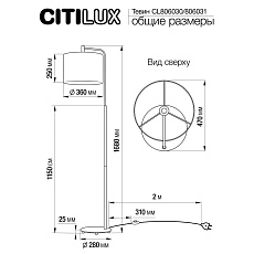 Торшер Citilux CL806030 2
