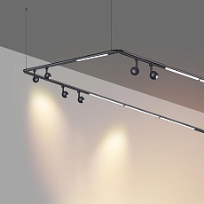 Трековый светодиодный светильник Novotech Konst Glat 359369 3