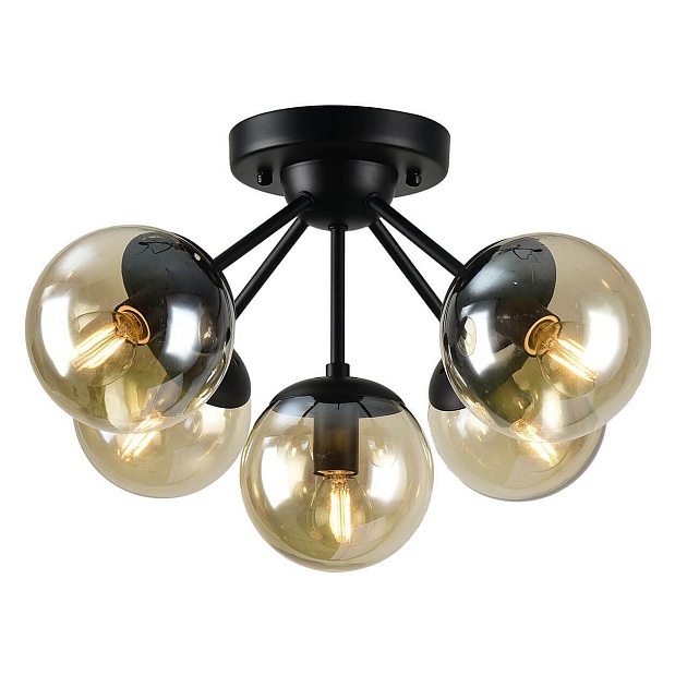 Потолочная люстра Arte Lamp BOLLA A1664PL-5BK изображение 1 Потолочная люстра Arte Lamp BOLLA A1664PL-5BK Фото № 1