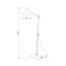 Торшер TK Lighting 5582 Oslo 1