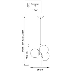 Подвесная люстра Lightstar Croco 815031 3