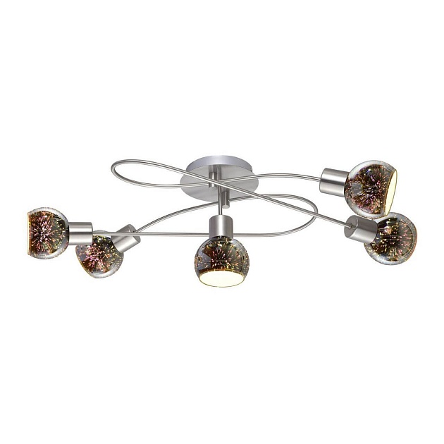 Потолочная люстра Arte Lamp Illusione A6125PL-5SS изображение 1 Потолочная люстра Arte Lamp Illusione A6125PL-5SS Фото № 1
