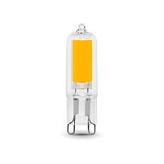 Лампа светодиодная Gauss G9 5.5W 3000K прозрачная 107809105 1