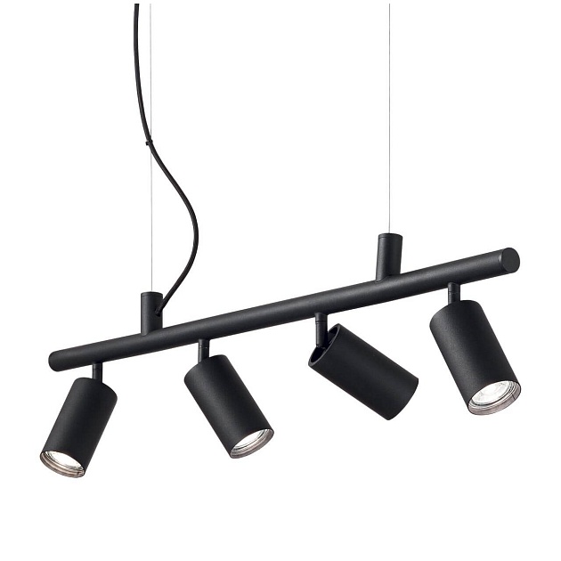 Подвесная люстра Ideal Lux Dynamite SP4 Nero 231341 изображение 1 Подвесная люстра Ideal Lux Dynamite SP4 Nero 231341 Фото № 1