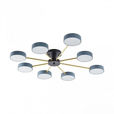 Потолочная светодиодная люстра Arte Milano Ferrara 252006/8 Bk/Gr