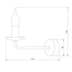 Бра TK Lighting 10244 Limal 1