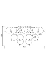 Потолочная люстра Maytoni Bolla MOD133CL-04CH 1