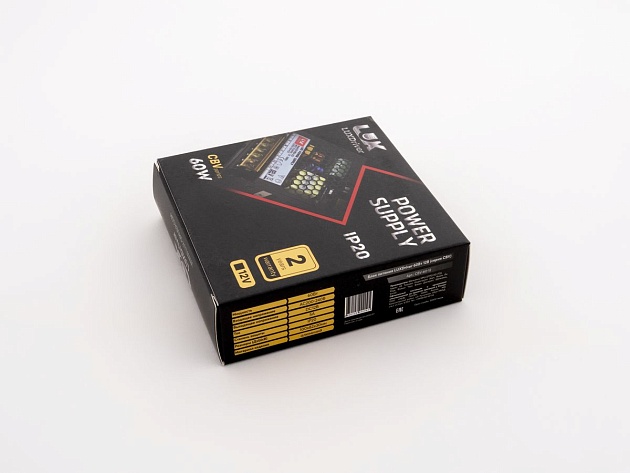 Блок питания LEDS POWER LUXDriver 60Вт 12В 002095 изображение 1 Блок питания LEDS POWER LUXDriver 60Вт 12В 002095 Фото № 1