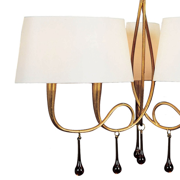 Подвесная люстра Mantra Paola Painted Gold 3540 Фото № 2