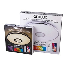 Потолочный светодиодный светильник Citilux Старлайт Смарт CL703A40G 5