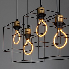 Лампа светодиодная филаментная Elektrostandard E27 4W 2400K прозрачная BL150 a043991 1