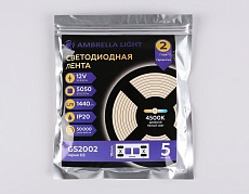 Светодиодная лента Ambrella Light 14,4W/m 60LED/m 5050SMD дневной белый 5M GS2002 3