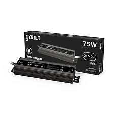 Блок питания Gauss 75W 24V IP66 202022075 2