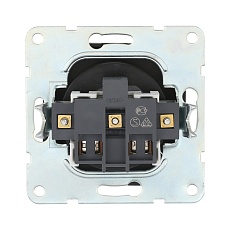 Розетка LK Studio без з/к, со шторками (черный бархат) LK60 863308-1 1