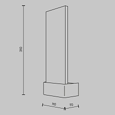 Настенный светильник (бра) Maytoni MOD318WL-L3CH3K 3