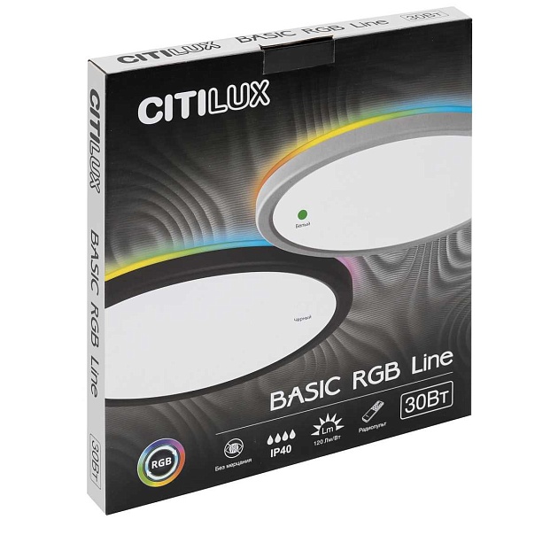 Потолочный светодиодный светильник Citilux Basic Line CL738241EL изображение 2 Потолочный светодиодный светильник Citilux Basic Line CL738241EL Фото № 2