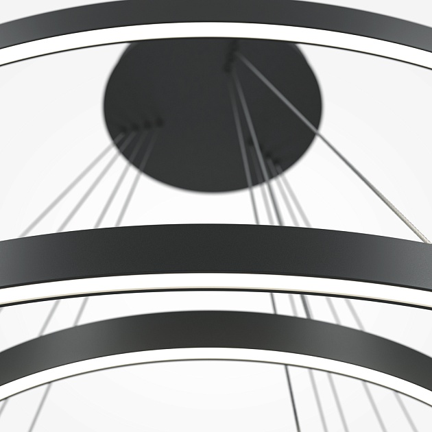 Подвесной светодиодный светильник Maytoni Rim MOD058PL-L174BK Фото № 3