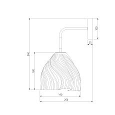 Бра Eurosvet Sinki 40075/1 белый 1