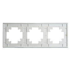 Рамка 3-постовая Stekker Катрин белый матовый GFR00-7003-01M 49596 4