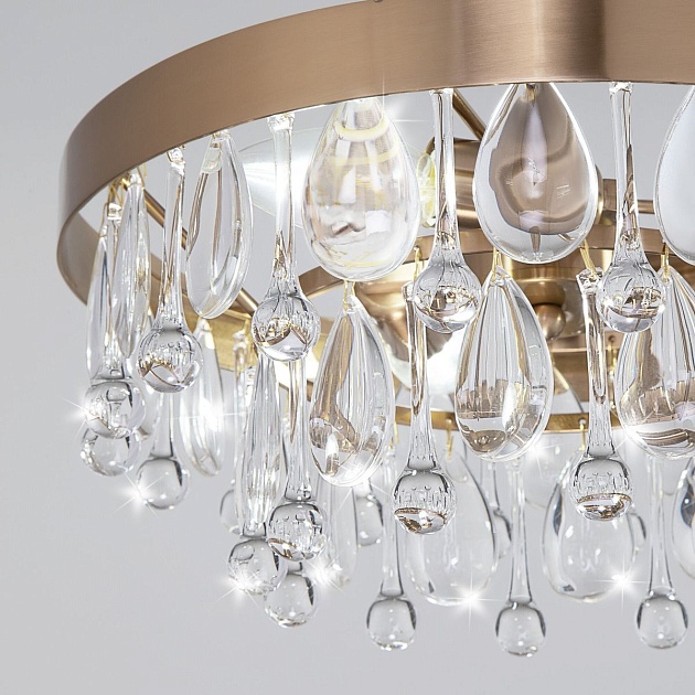 Подвесная люстра Eurosvet Sophie 60165/3 латунь Фото № 3