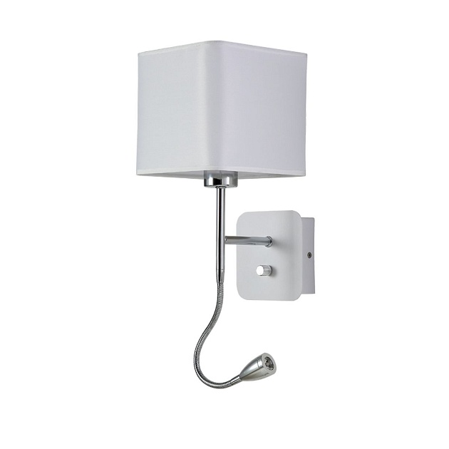Бра Crystal Lux Paco AP2 Chrome/White Фото № 1