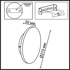 Настенный светильник Odeon Light Nature 7108/15WL 4