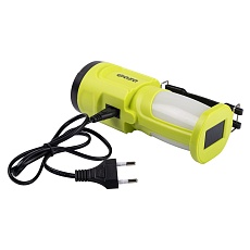 Прожекторный светодиодный фонарь на солнечной батарее ФАZA аккумуляторный 132 лм 180х100 AccuF8-L1W/L24-gn 3