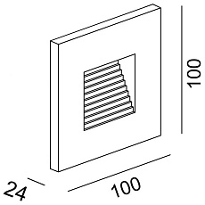 Плафон для встраиваемого светильника Deko-Light Light Base 930418 1