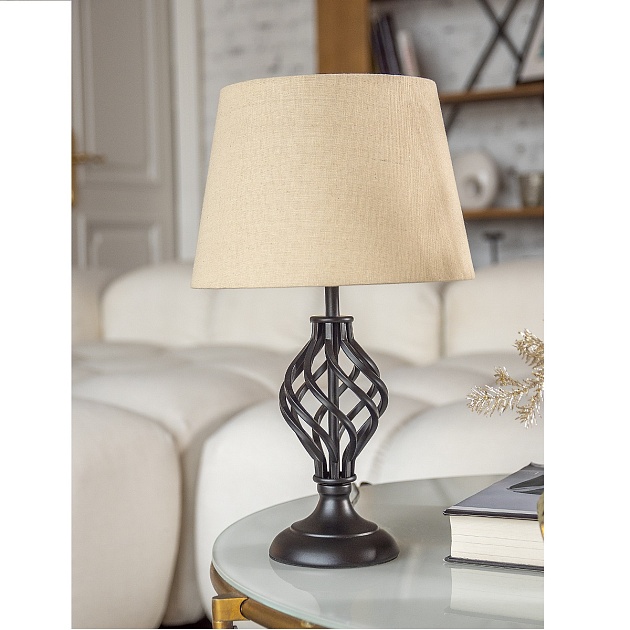 Настольная лампа Lucia Ковка черная 432 4606400510758 Фото № 1