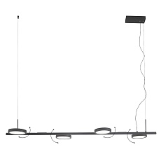 Подвесная светодиодная люстра Crystal Lux CLT 027C4 L1000 BL