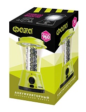 Кемпинговый светодиодный фонарь ФАZA аккумуляторный 182х125 AccuF5-L36-gn 1