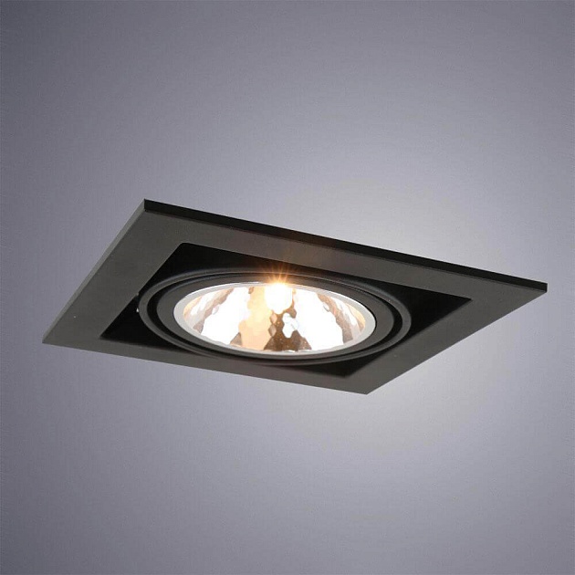 Встраиваемый светильник Arte Lamp Cardani Semplice A5949PL-1BK изображение 2 Встраиваемый светильник Arte Lamp Cardani Semplice A5949PL-1BK Фото № 2