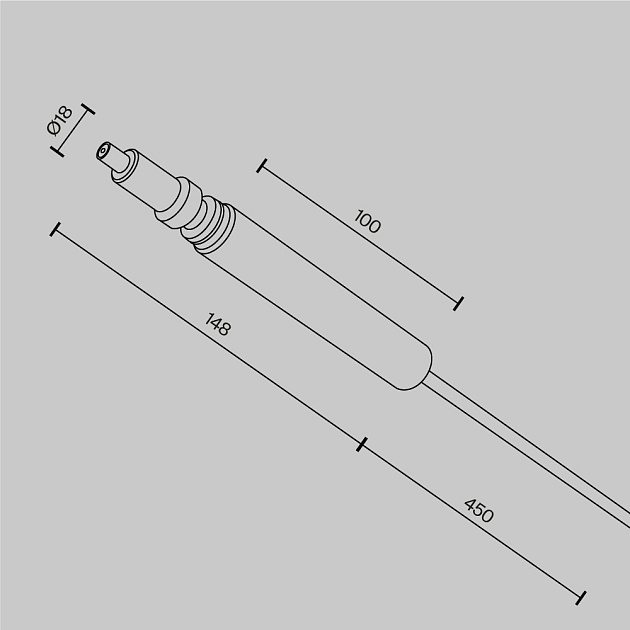 Ввод питания Maytoni Technical CA002PI-B Фото № 6