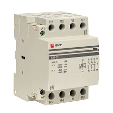 Контактор модульный КМ 25А 4NC (3 мод.) EKF PROxima km-3-25-04