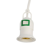 Патрон подвесной с выключателем и штепсельной вилкой Uniel DLC-P-T50B/E27 3M White UL-00009249 4