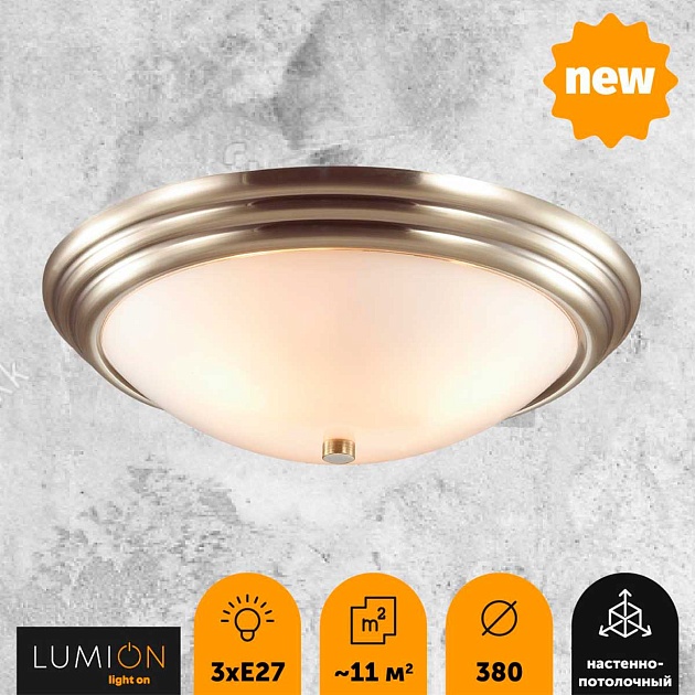 Настенно-потолочный светильник Lumion Vintage Kayla 5262/3C изображение 4 Настенно-потолочный светильник Lumion Vintage Kayla 5262/3C Фото № 4