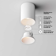 Потолочный светильник Technical C064CL-8W3K-RD-WB 4