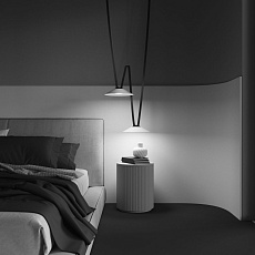 Подвесной светодиодный светильник Maytoni Technical Pendant system Parity Campana TR127B-12W3K-W 1
