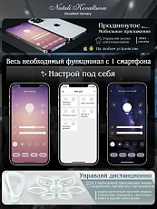 Подвесной светодиодный светильник Natali Kovaltseva Smart Нимбы Innovation Style 83013 1