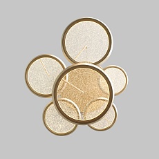 Подвесная светодиодная люстра Eurosvet Crespella 90034/6 золото 2