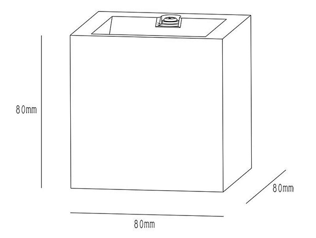 Настенный светильник Deko-Light Mini Cube Gray 620136 Фото № 2
