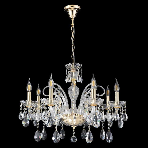 Подвесная люстра Crystal Lux MONICA SP8 GOLD Фото № 1