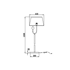 Торшер Vele Luce Fabio VL1933F01 2